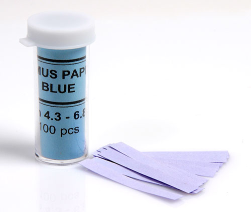 PH TEST PAPER, BLUE LITMUS, 100/PK for Science and Nature from Le Naturaliste