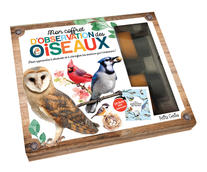 MON  COFFRET D'OBSERVATION  DES OISEAUX