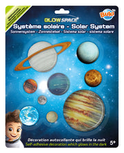 Buki France glow-in-the-dark solar system pack