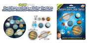 Buki glow-in-the-dark solar system detail