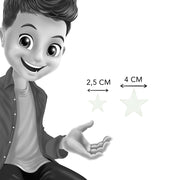 Buki 3D stars – on ceiling
