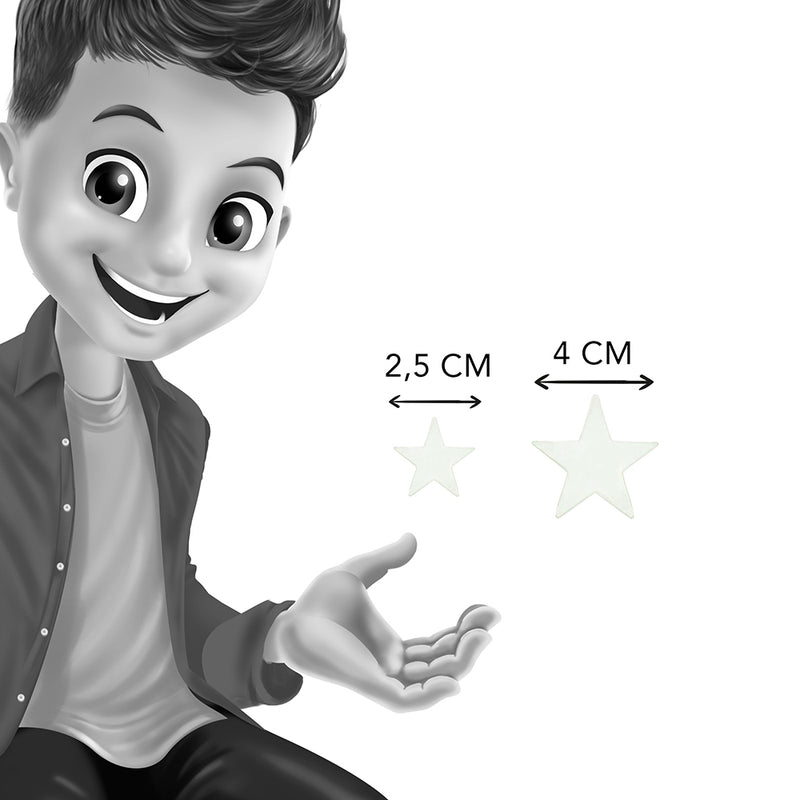 Buki 3D stars – on ceiling