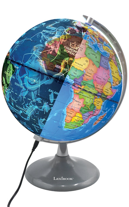 Day & Night Illuminated Globe – Lexibook