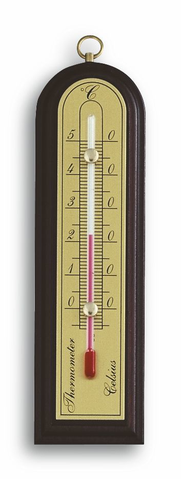 Thermomètre d'intérieur en acajou – TFA Dostmann 12.1026