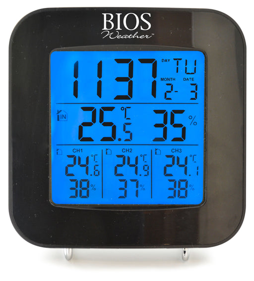 BIOS Wireless Weather Station with 3 Sensors (339BC)