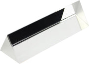 Equilateral glass prism, 3.2 cm sides × 10 cm, for physics light-spectrum experiments