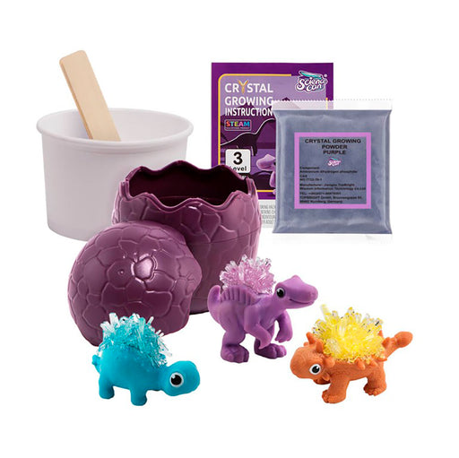 Crystal Dino Egg kit contents