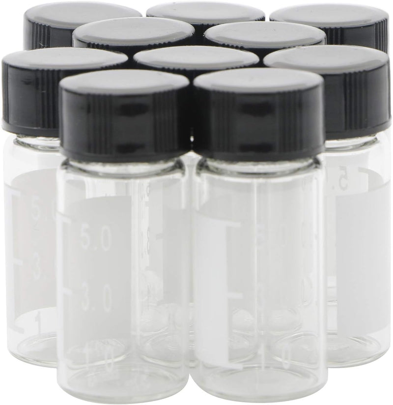 5 ML GLASS VIAL WITH SCREW CAP (PKG/10) for Science and Nature from Le Naturaliste