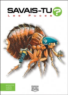 Couverture — Savais-tu? Les puces, Éditions Michel Quintin