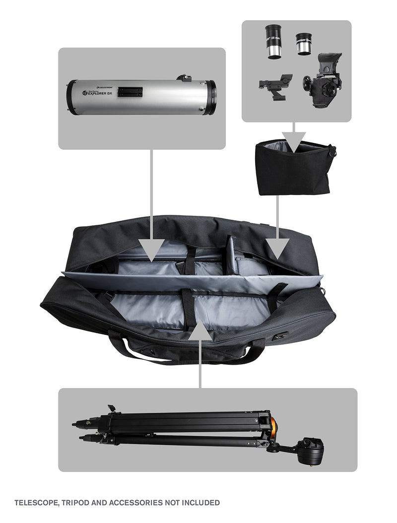 Sac Celestron 40 po – cloisons velcro