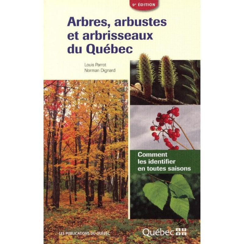 Couverture — Arbres, arbustes et arbrisseaux du Québec