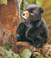 Baby Black Bear Hand Puppet – Folkmanis