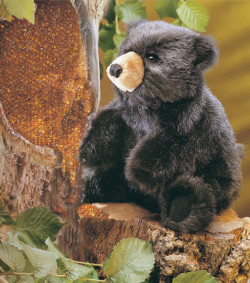 Baby Black Bear Hand Puppet – Folkmanis