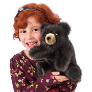 Baby Black Bear Hand Puppet – Folkmanis