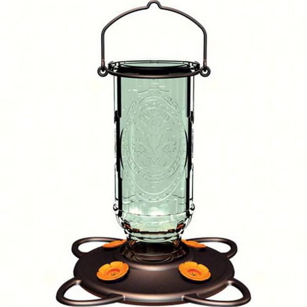 Vintage Oriole Feeder 20 oz with pewter metal accents