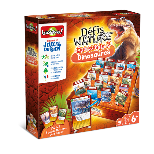 Défis Nature Qui suis-je Dinosaures - Bioviva