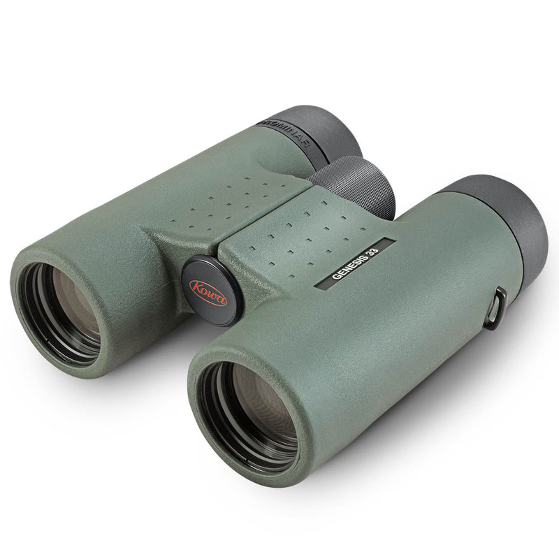 Kowa Genesis 8x33 binoculars, angle view
