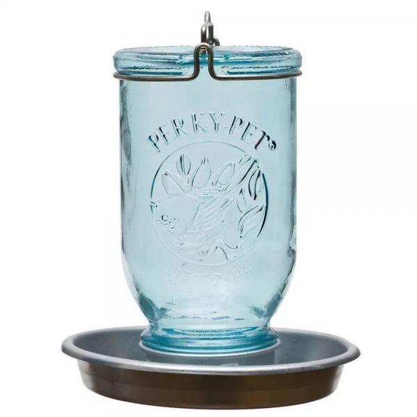 Perky-Pet Mason Jar Wild Bird Waterer 32 oz