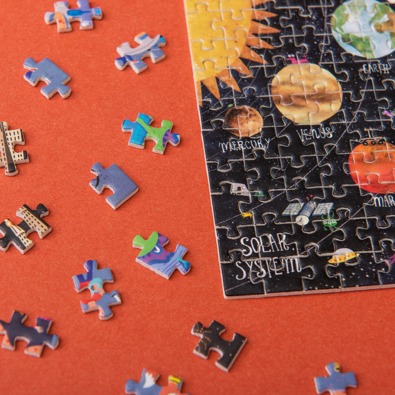 Micropuzzle, Planets, 150 Pieces – Londji