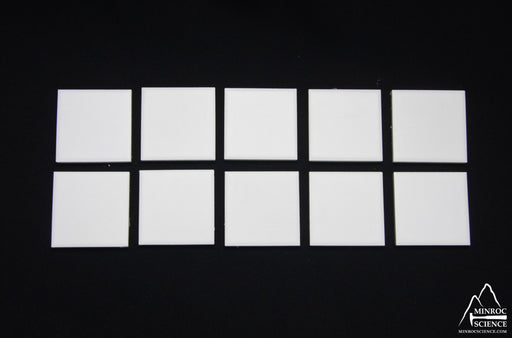 Plaques de céramique (porcelaine non émaillée) pour test du trait, paquet de 10 (Minroc Science)