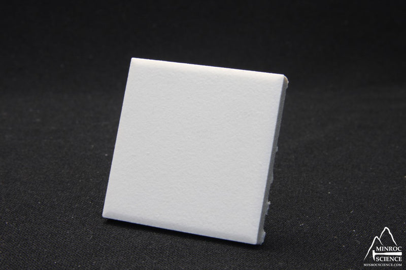 Plaque de céramique (porcelaine non émaillée) pour test du trait (Minroc Science)