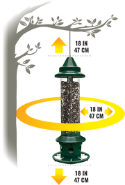 Squirrel Buster Plus: adjustable weight setting diagram