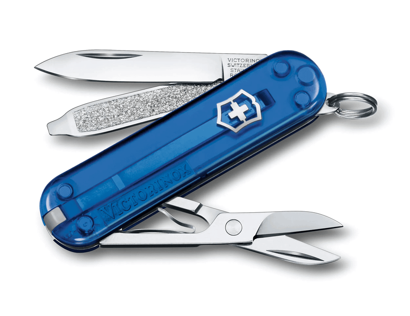 Victorinox Classic SD Transparent, Deep Ocean (blue)