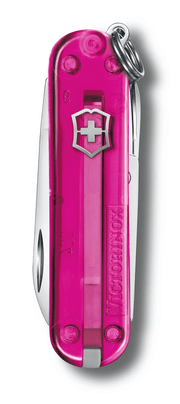 Victorinox Classic SD Transparent, Cupcake Dream (pink), front view