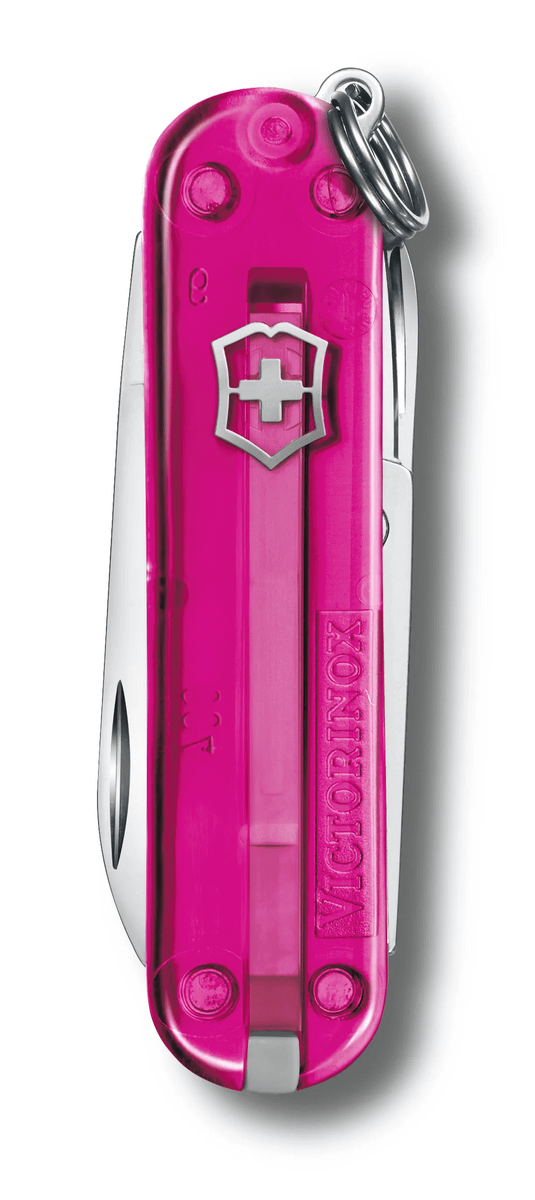 Victorinox Classic SD Transparent, Cupcake Dream (pink), front view