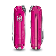 Victorinox Classic SD Transparent, Cupcake Dream (pink), front and back