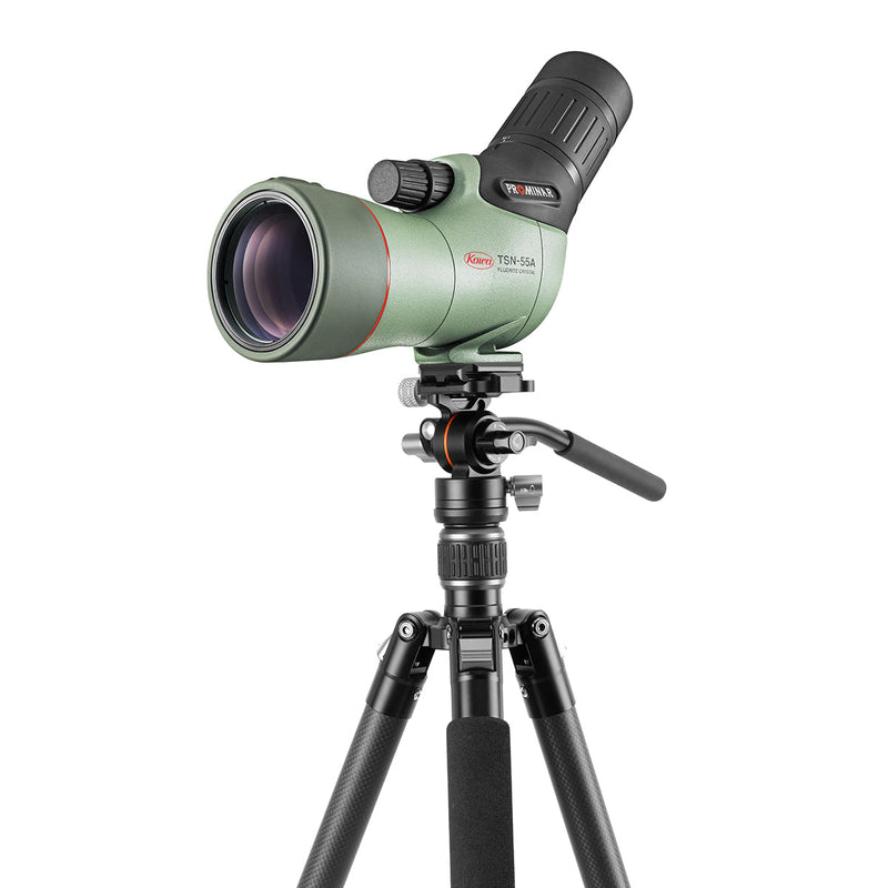 Kowa TSN-55A spotting scope kit with Vanguard VESTA GO 264CV12 tripod