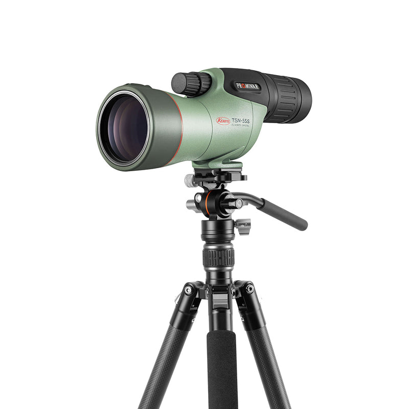 Kowa TSN-55S spotting scope kit with Vanguard VESTA GO 264CV12 tripod