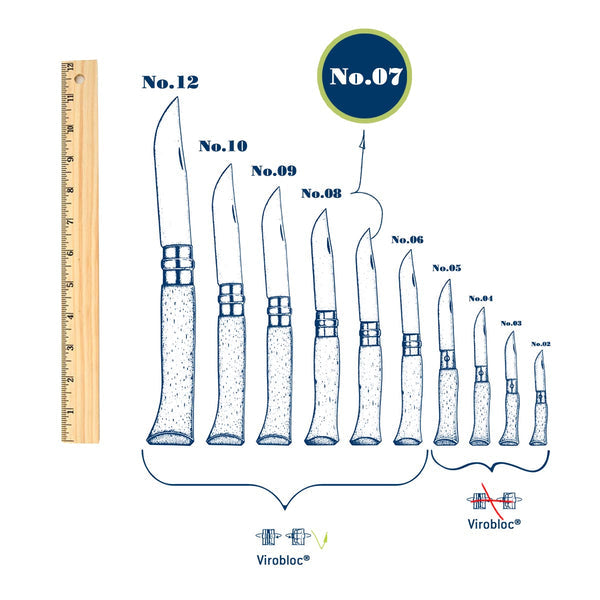 Opinel No.07 Stainless Steel Folding Knife