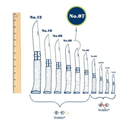 Opinel No.07 Stainless Steel Folding Knife