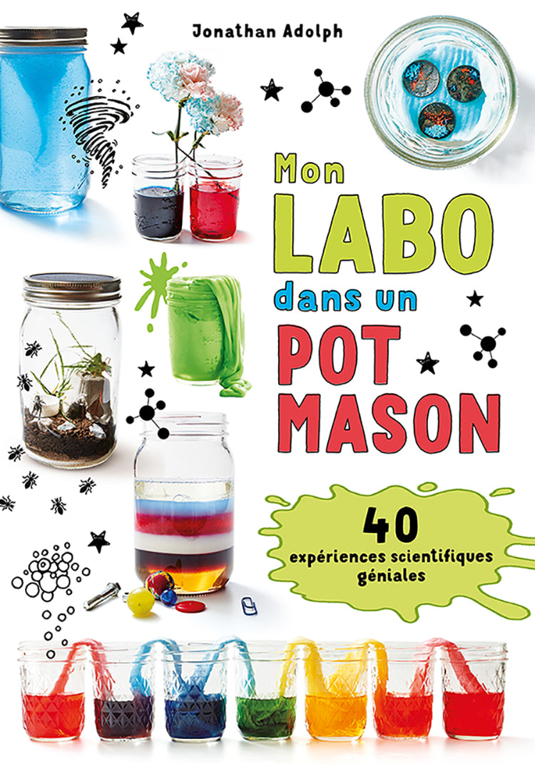 Couverture de Mon labo dans un pot Mason