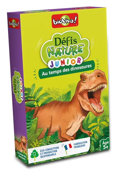 Défis Nature Junior Au temps des dinosaures - Bioviva