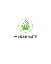 No Mess No Waste: the mesh feeder drops nothing on the ground