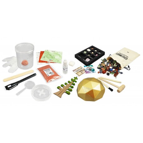 Pierres précieuses & cristaux Buki, contenu du coffret