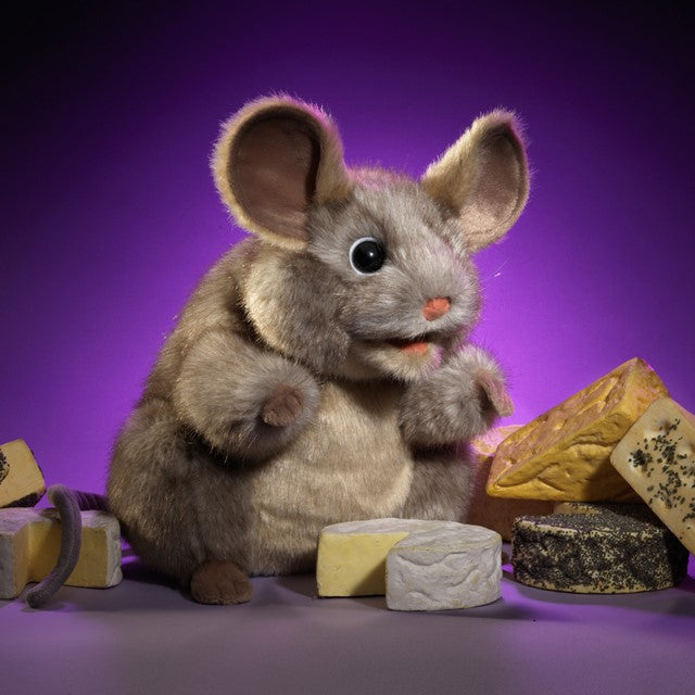 Gray Mouse Hand Puppet – Folkmanis