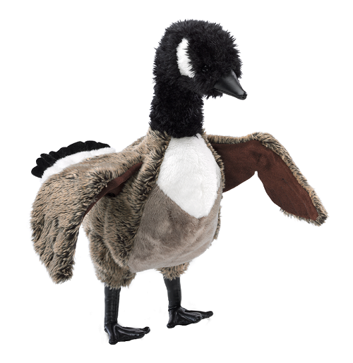 Folkmanis Canada Goose hand puppet, front view