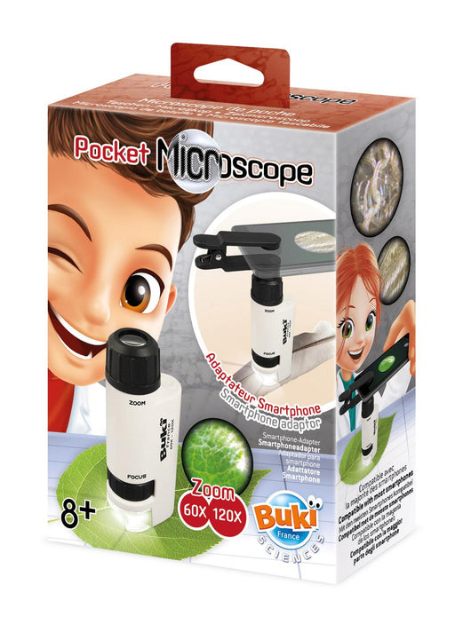 MICROSCOPE DE POCHE BUKI 60X À 120X for Science and Nature from Le Naturaliste