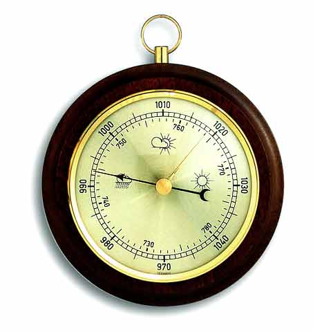 WALNUT BAROMETER — Le Naturaliste