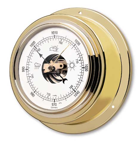 BRASS BAROMETER for Science and Nature from Le Naturaliste
