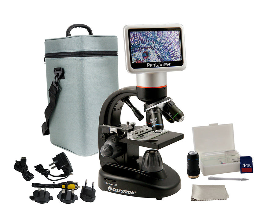 CELESTRON PENTAVIEW™ LCD DIGITAL MICROSCOPE for Science and Nature from Le Naturaliste