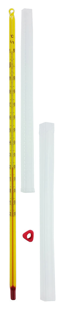 RED SPIRIT GLASS THERMOMETER -20 TO 110ºC for Science and Nature from Le Naturaliste
