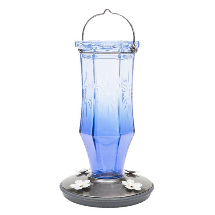 SAPPHIRE STARBURST VINTAGE COLIBRI FEEDER for Science and Nature from Le Naturaliste