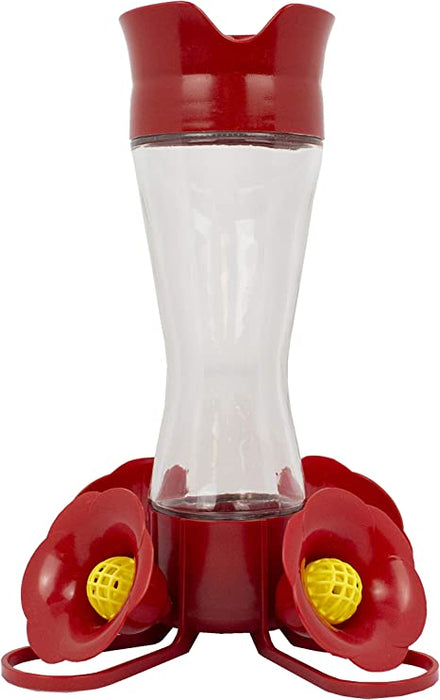 PINCH-WAIST GLASS HUMMINGBIRD FEEDER 8OZ for Science and Nature from Le Naturaliste