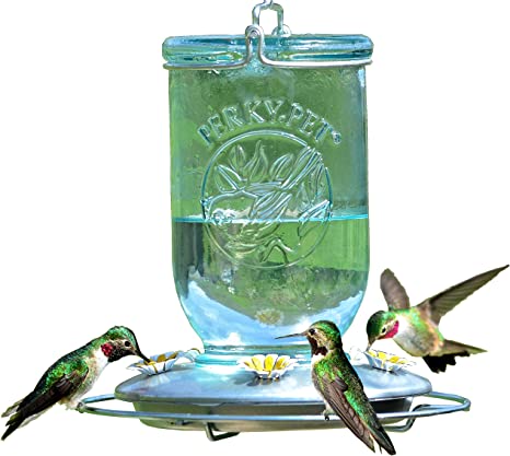 MASON JAR COLIBRI FEEDER for Science and Nature from Le Naturaliste