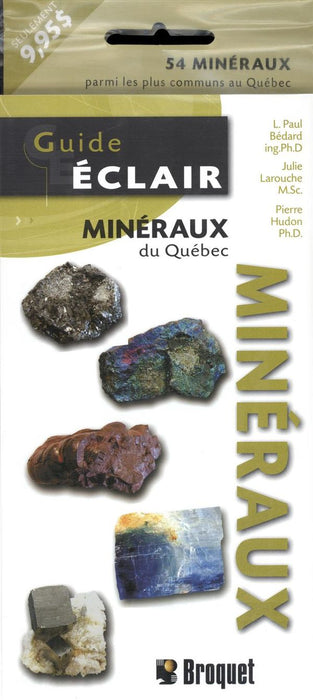 GUIDE ECLAIR MINÉRAUX for Science and Nature from Le Naturaliste