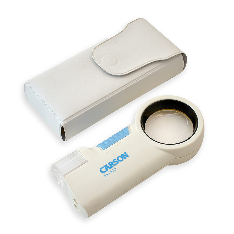 CARSON MAGNIFLASH 9X ASPHERIC LED MAGNIFIER for Science and Nature from Le Naturaliste